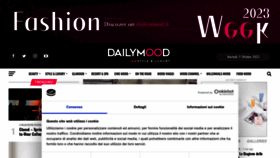 What Dailymood.it website looked like in 2023 (This year)