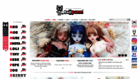 What Dollpamm.net website looked like in 2023 (This year)