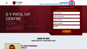 What Dypatilivfcenter.com website looked like in 2023 (This year)
