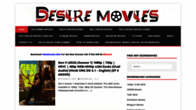 What Desiremovies.mov website looked like in 2023 (This year)