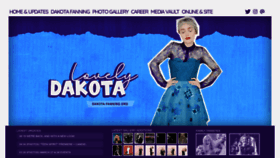 What Dakota-fanning.org website looked like in 2023 (This year)