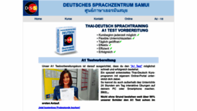 What Deutschessprachzentrumsamui.de website looked like in 2023 (This year)
