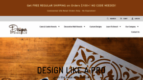What Designerstencils.com website looked like in 2023 (This year)