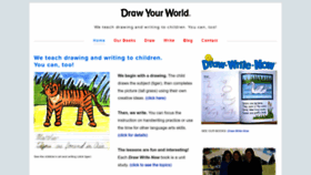 What Drawyourworld.com website looked like in 2023 (This year)