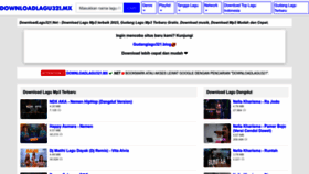 What Downloadlagu321.mx website looked like in 2023 (This year)