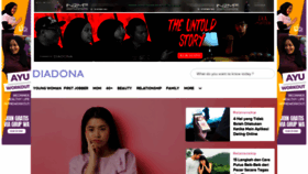 What Diadona.id website looked like in 2023 (1 year ago)