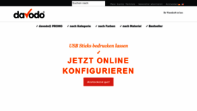 What Davodo.de website looked like in 2023 (This year)