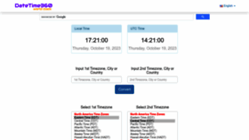 What Datetime360.com website looked like in 2023 (2 years ago)