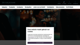 What Degalazaak.nl website looked like in 2023 (This year)