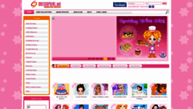 What Dressupgirl.net website looked like in 2023 (This year)