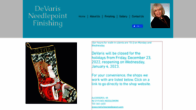 What Devarisfinishing.com website looked like in 2023 (This year)