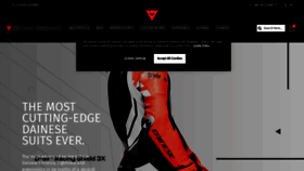 What Dainese.it website looked like in 2023 (This year)