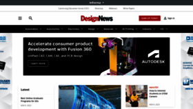 What Designnews.com website looked like in 2023 (This year)