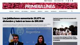 What Diarioprimeralinea.com.ar website looked like in 2023 (This year)