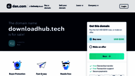 What Downloadhub.tech website looked like in 2023 (This year)