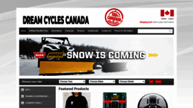 What Dreamcyclescanada.com website looked like in 2023 (This year)