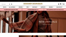 What Designerdesirables.com website looked like in 2023 (This year)