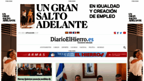 What Diarioelhierro.com website looked like in 2023 (This year)