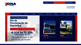 What Dnacenter.com.br website looked like in 2023 (This year)