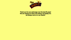 What Daddyos.com website looked like in 2023 (This year)