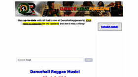 What Dancehallreggaeworld.com website looked like in 2023 (This year)