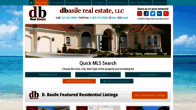 What Dbasile.com website looked like in 2023 (This year)