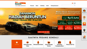 What Danamon.co.id website looked like in 2023 (This year)