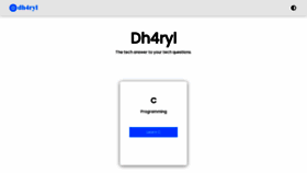 What Dh4ryl.com website looked like in 2023 (This year)