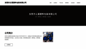 What Dgyuntong.cn website looked like in 2023 (This year)