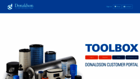 What Donaldsontoolbox.com.au website looked like in 2023 (This year)