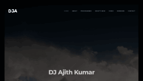 What Djajithkumar.com website looked like in 2023 (This year)