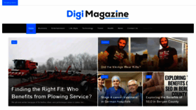 What Digimagazine.co.uk website looked like in 2023 (1 year ago)