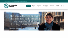 What Depersonligehjaelpere.dk website looked like in 2023 (1 year ago)
