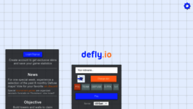 What Dfly.io website looked like in 2023 (1 year ago)