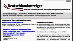 What Deutschlandanzeiger.com website looked like in 2011 (12 years ago)