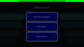 What Dinkiwoof.com website looked like in 2023 (This year)