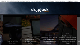 What Dropjack.com website looked like in 2023 (This year)