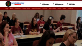 What Dayspringuniversity.com website looked like in 2023 (This year)