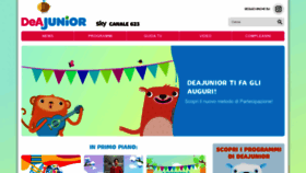 What Deajunior.it website looked like in 2023 (1 year ago)