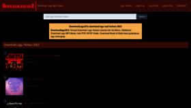 What Downloadlagu321z.biz website looked like in 2023 (This year)