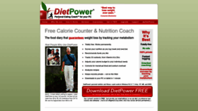 What Dietpower.com website looked like in 2023 (This year)