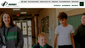 What Derbyschools.com website looked like in 2023 (This year)