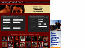 What Datingground.com website looked like in 2023 (This year)