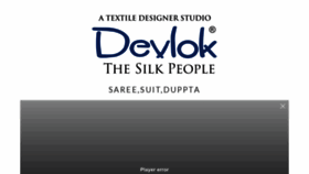 What Devloksilk.com website looked like in 2023 (This year)