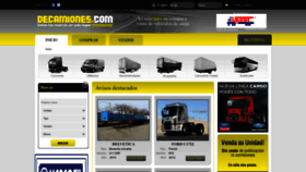 What Decamiones.com website looks like in 2024 