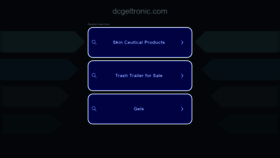 What Dcgeltronic.com website looks like in 2024 