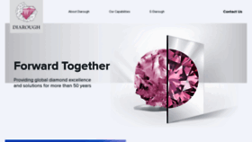 What Diarough.com website looks like in 2024 