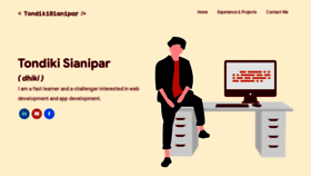 What Dhikisianipar.com website looks like in 2024 