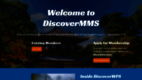 What Discovermms.com website looks like in 2024 