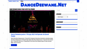 What Dancedeewane.net website looks like in 2024 